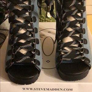 Hot Denim Bootie!! Like New!! Only wore once.